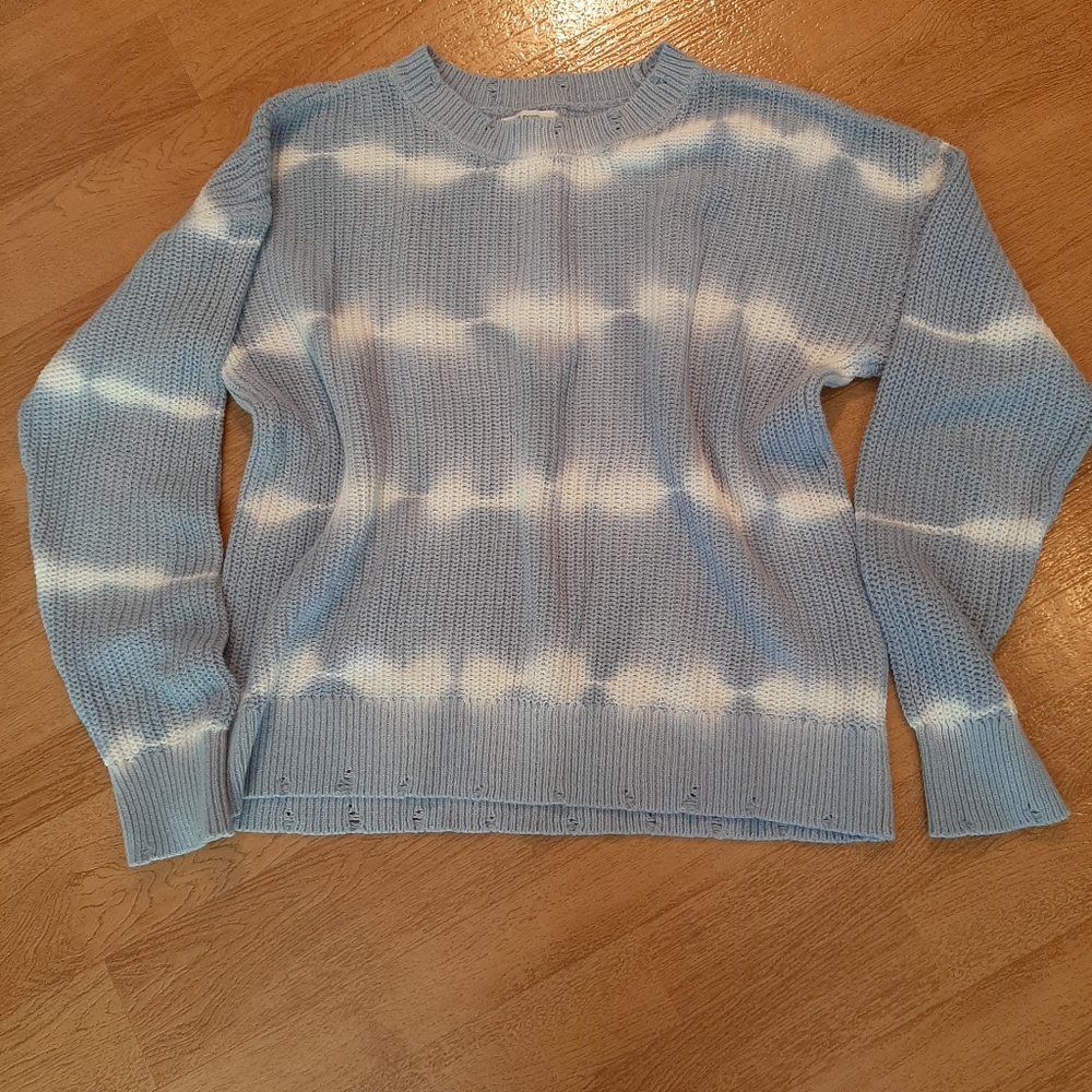 Maurices Tie Dye Distressed Sweater